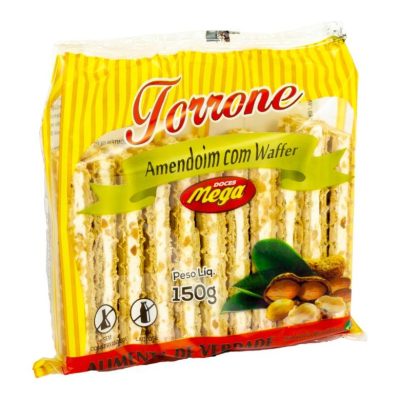 Torrone Waffer com Amendoim - 150g